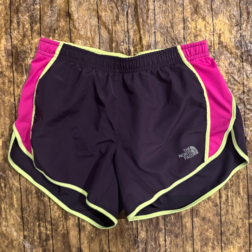 Women’s The North Face Purple and Pink Athletic Shorts XS